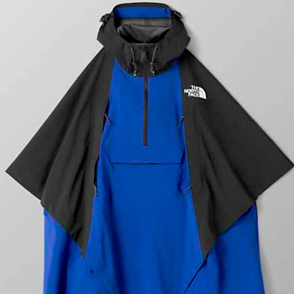 The North Face Womens Black Series 3L Cape Relaxed Fit Blue Black Large